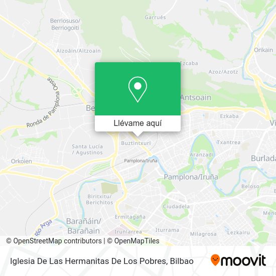 Mapa Iglesia De Las Hermanitas De Los Pobres