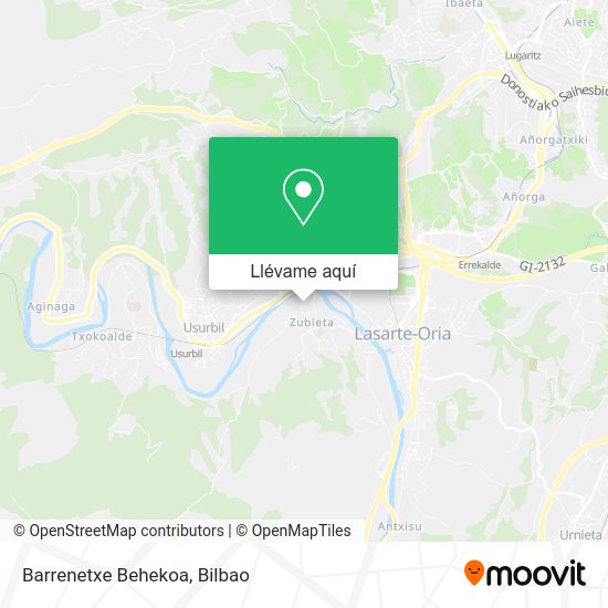 Mapa Barrenetxe Behekoa