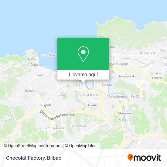 Mapa Chocolat Factory