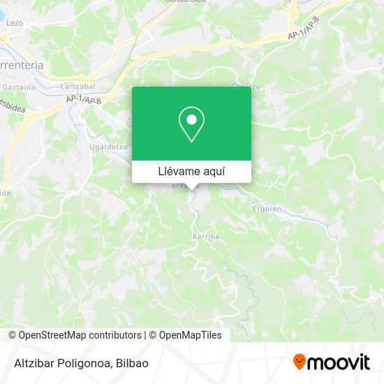 Mapa Altzibar Poligonoa