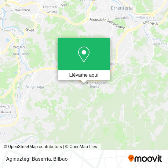 Mapa Aginaztegi Baserria