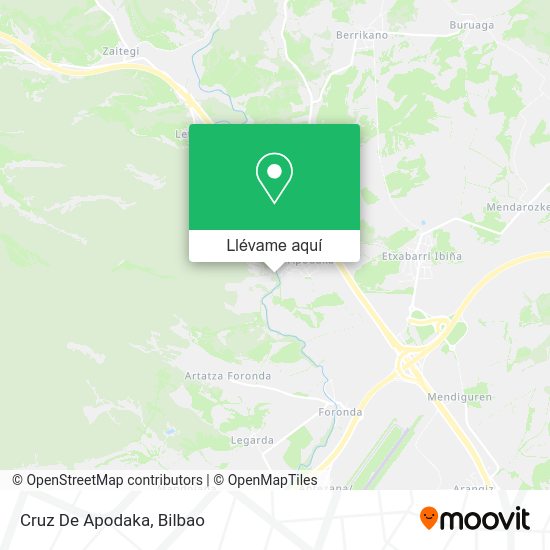 Mapa Cruz De Apodaka