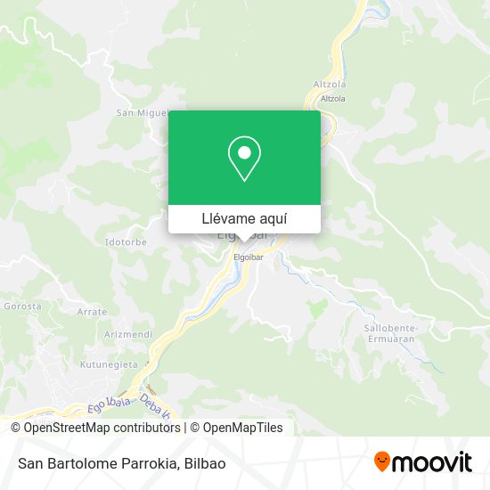 Mapa San Bartolome Parrokia