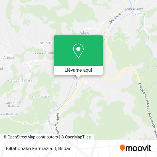 Mapa Billabonako Farmazia II