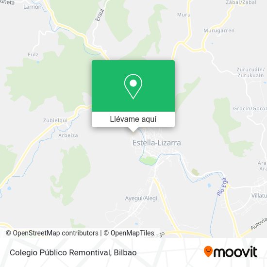 Mapa Colegio Público Remontival