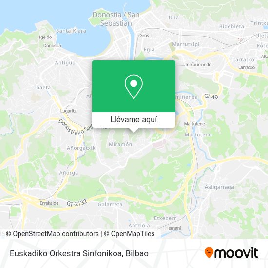 Mapa Euskadiko Orkestra Sinfonikoa