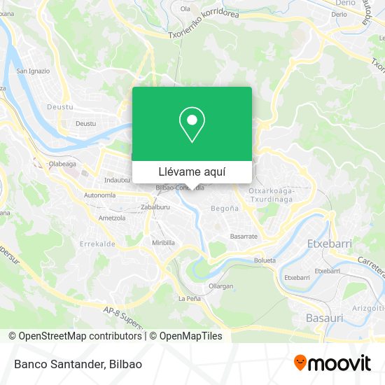 Mapa Banco Santander