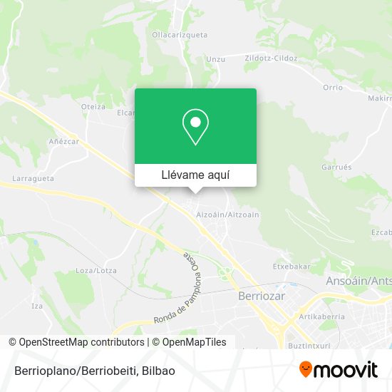 Mapa Berrioplano/Berriobeiti