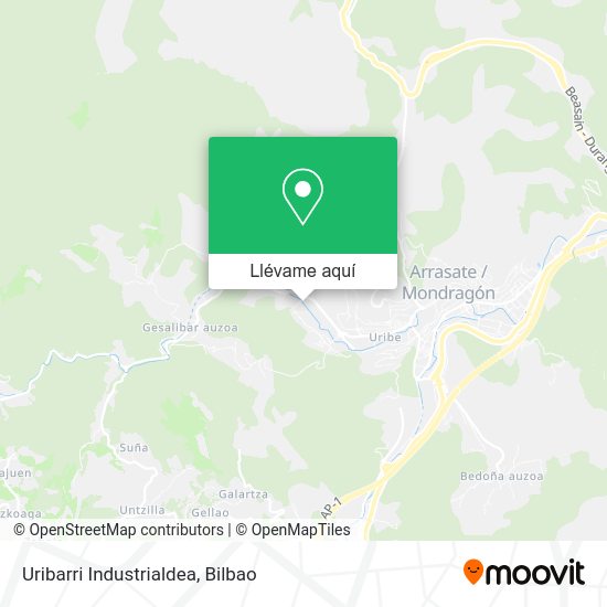 Mapa Uribarri Industrialdea