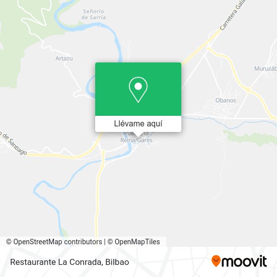 Mapa Restaurante La Conrada