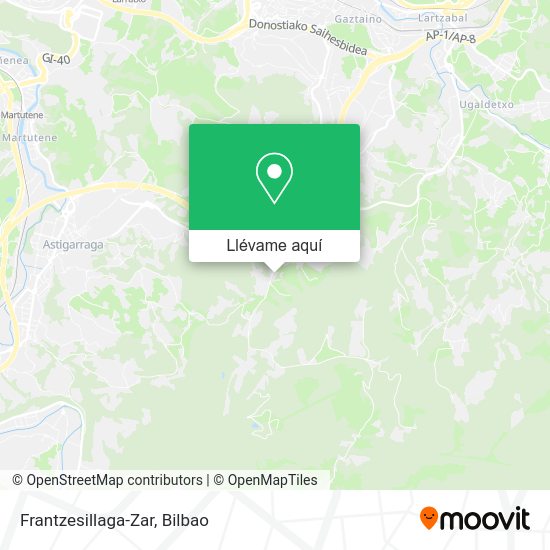 Mapa Frantzesillaga-Zar