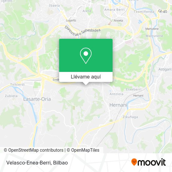Mapa Velasco-Enea-Berri