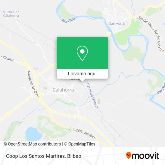 Mapa Coop Los Santos Martires