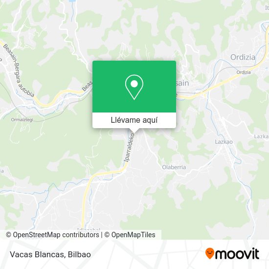 Mapa Vacas Blancas