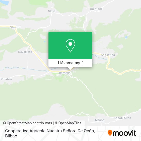 Mapa Cooperativa Agrícola Nuestra Señora De Ocón