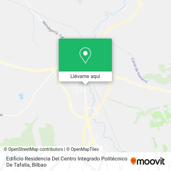 Mapa Edificio Residencia Del Centro Integrado Politécnico De Tafalla