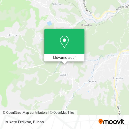 Mapa Irukate Erdikoa