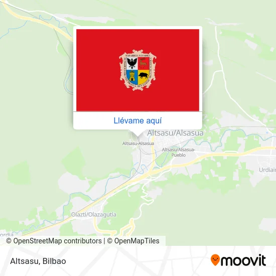 Mapa Altsasu