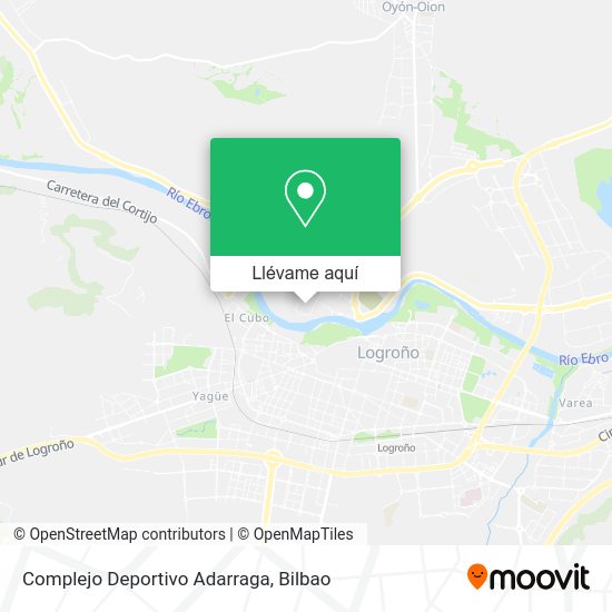 Mapa Complejo Deportivo Adarraga