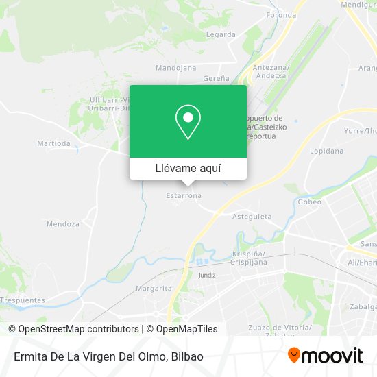 Mapa Ermita De La Virgen Del Olmo