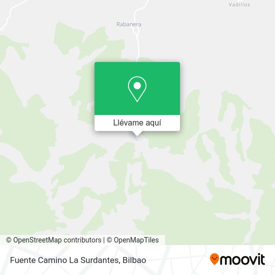 Mapa Fuente Camino La Surdantes