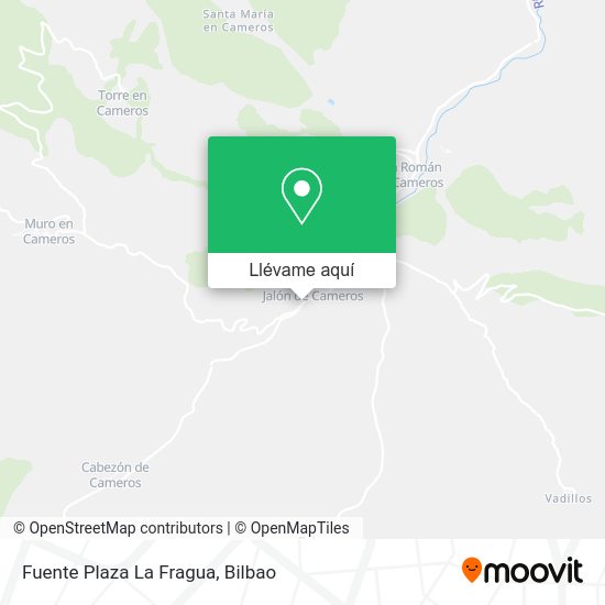 Mapa Fuente Plaza La Fragua
