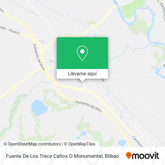 Mapa Fuente De Los Trece Caños O Monumental