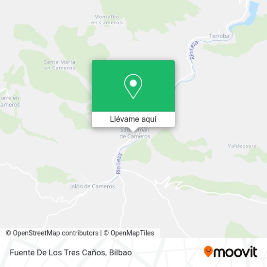 Mapa Fuente De Los Tres Caños