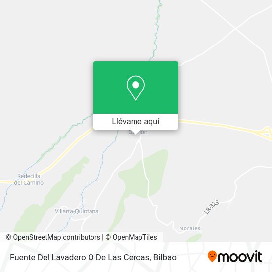 Mapa Fuente Del Lavadero O De Las Cercas