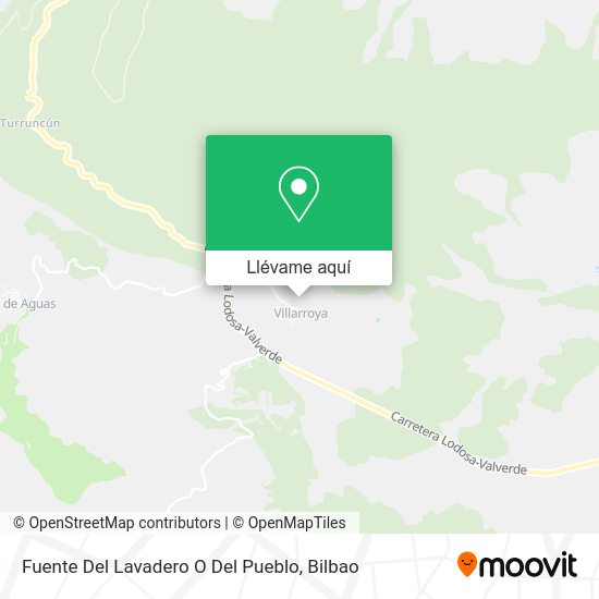 Mapa Fuente Del Lavadero O Del Pueblo