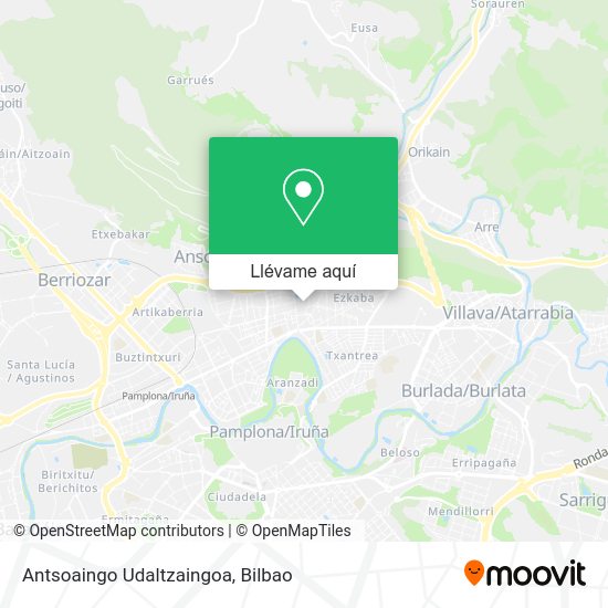 Mapa Antsoaingo Udaltzaingoa