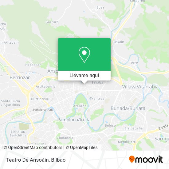 Mapa Teatro De Ansoáin