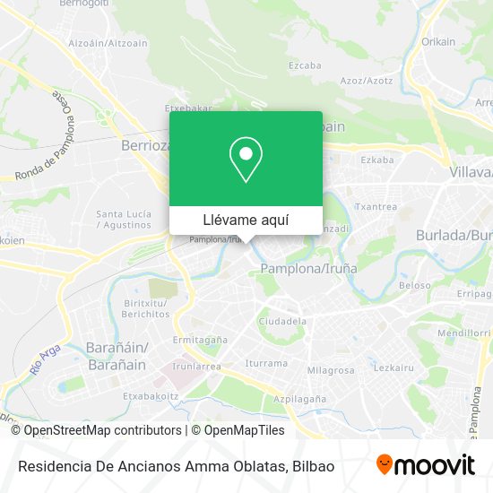 Mapa Residencia De Ancianos Amma Oblatas