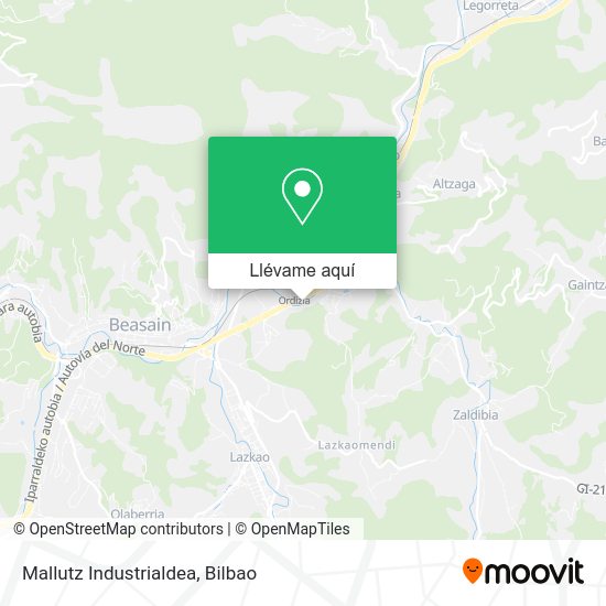 Mapa Mallutz Industrialdea