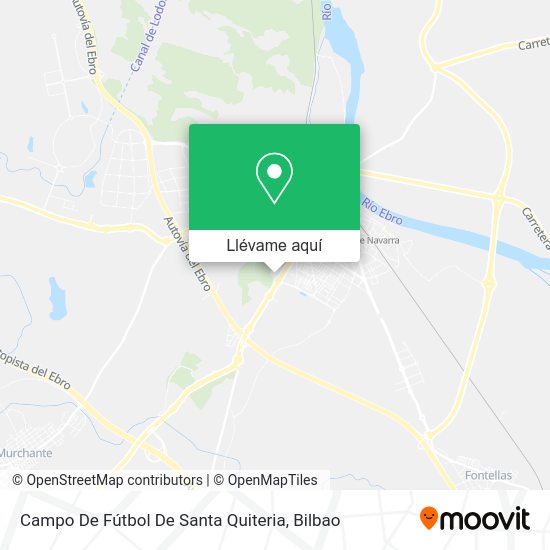 Mapa Campo De Fútbol De Santa Quiteria