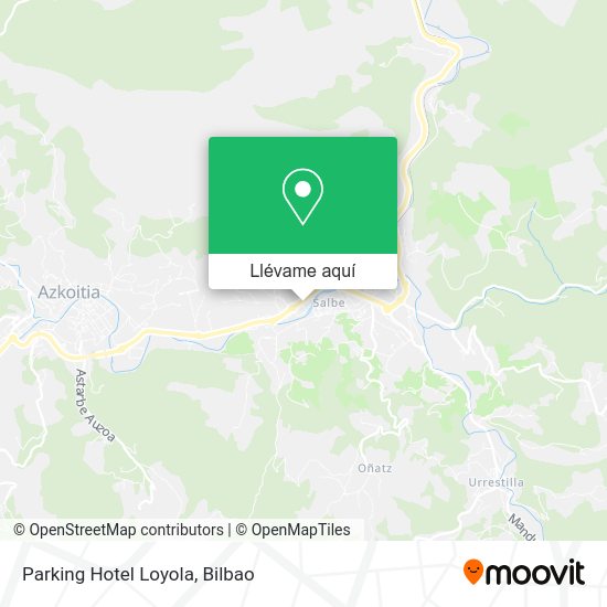 Mapa Parking Hotel Loyola