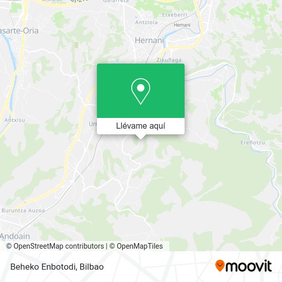 Mapa Beheko Enbotodi