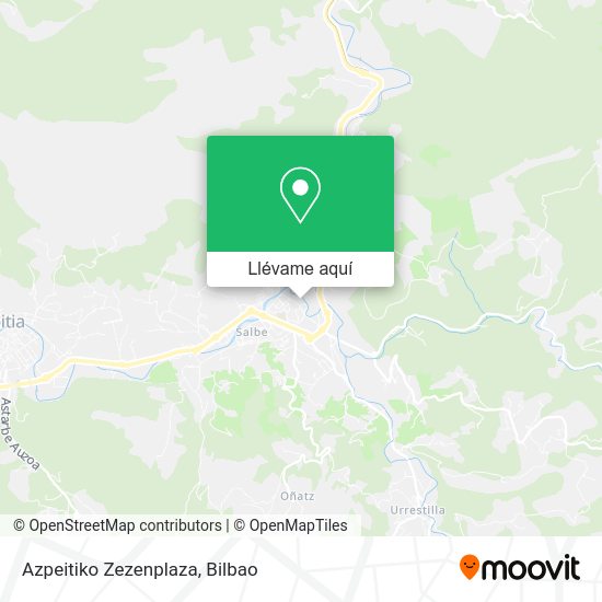 Mapa Azpeitiko Zezenplaza