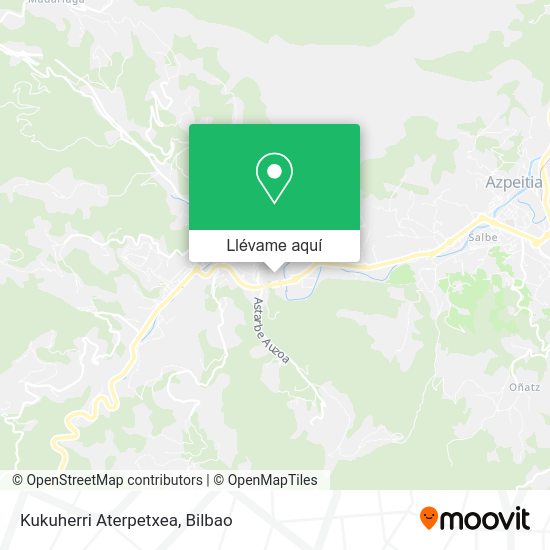 Mapa Kukuherri Aterpetxea