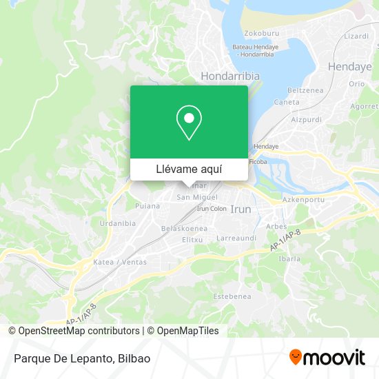 Mapa Parque De Lepanto