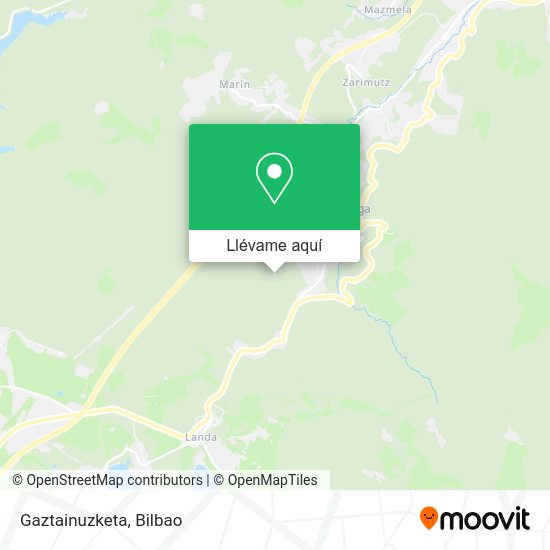 Mapa Gaztainuzketa