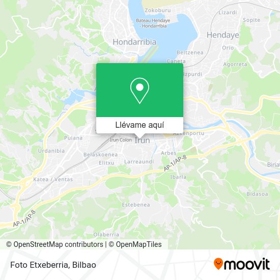 Mapa Foto Etxeberria