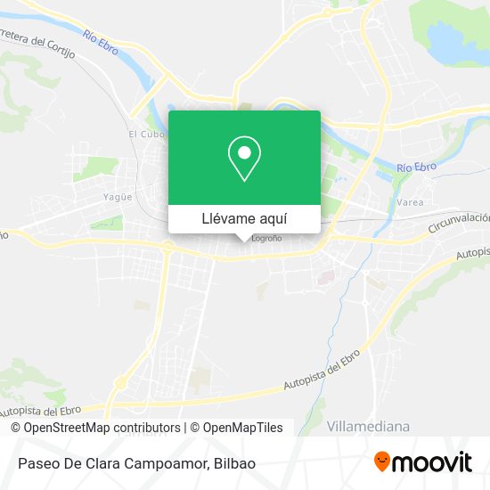 Mapa Paseo De Clara Campoamor