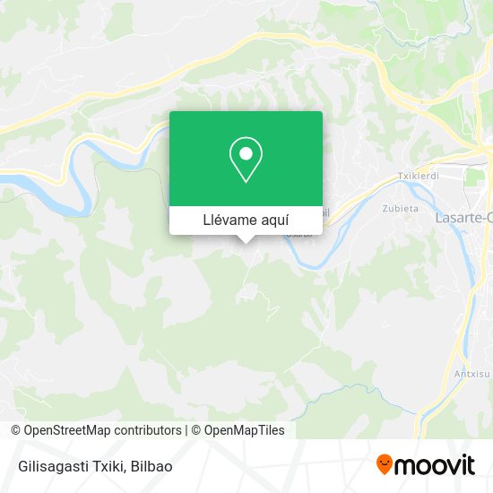 Mapa Gilisagasti Txiki