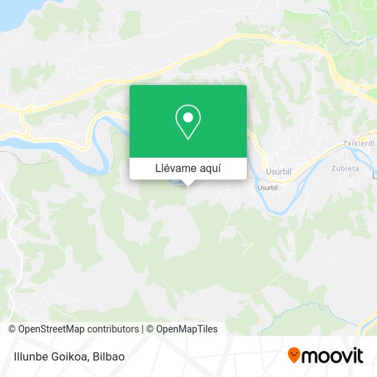 Mapa Illunbe Goikoa