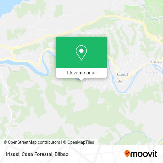 Mapa Irisasi, Casa Forestal
