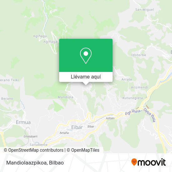 Mapa Mandiolaazpikoa