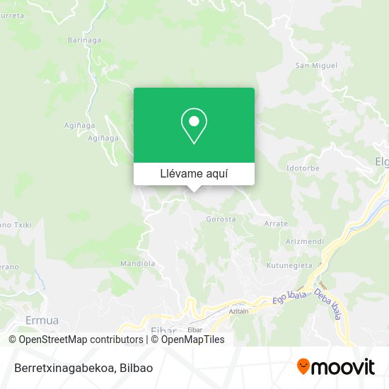 Mapa Berretxinagabekoa