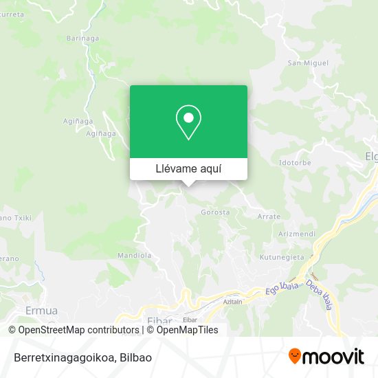 Mapa Berretxinagagoikoa