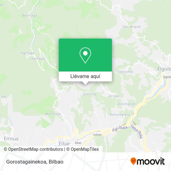 Mapa Gorostagainekoa